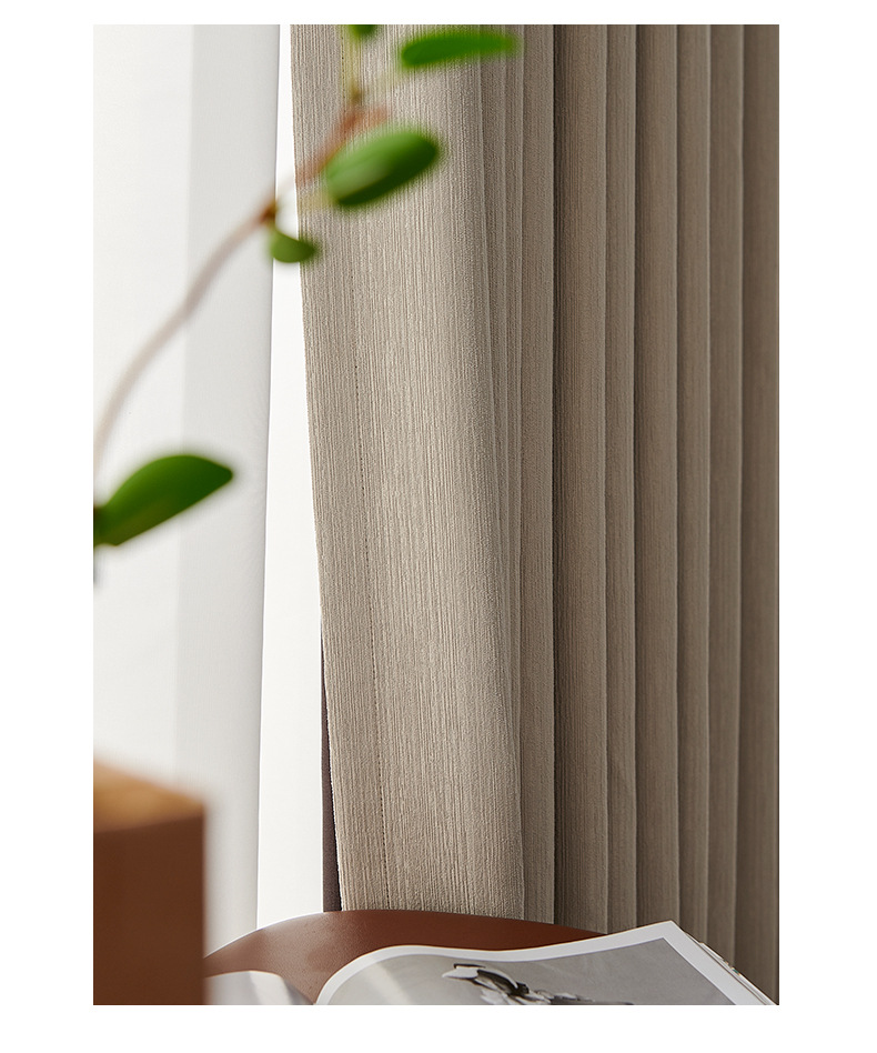 Antibacterial blackout thick living room curtains 24 01