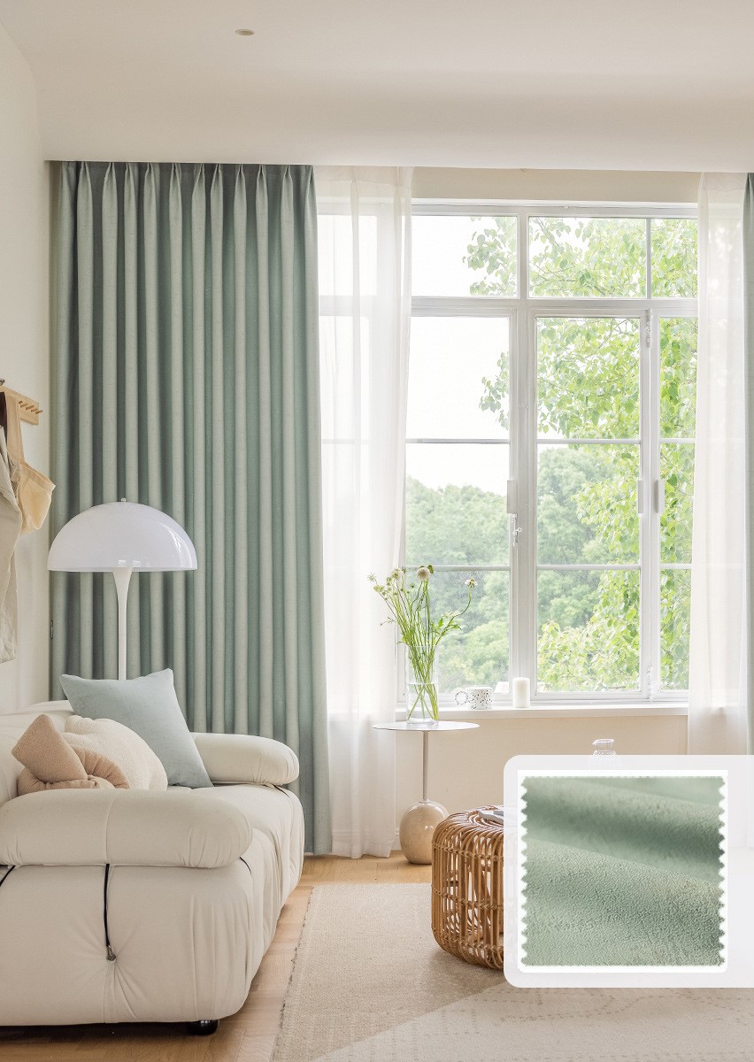 Antibacterial high-density fine velvet curtains 25