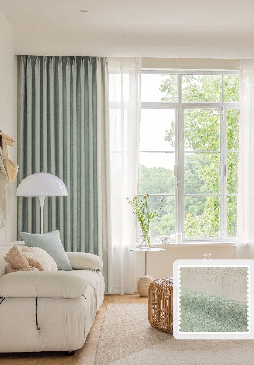 Fully blackout high-density fine velvet curtains 21