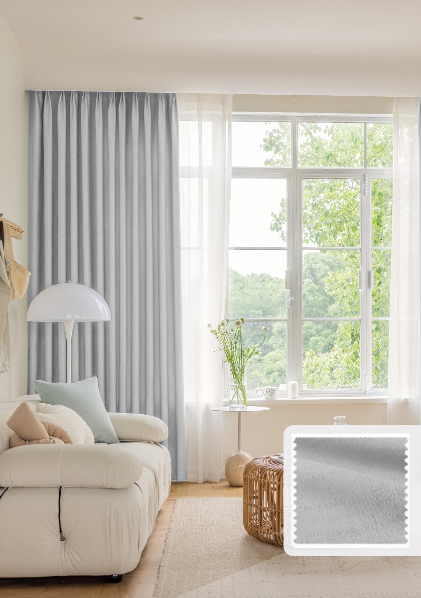 Fully blackout high-density fine velvet curtains 21