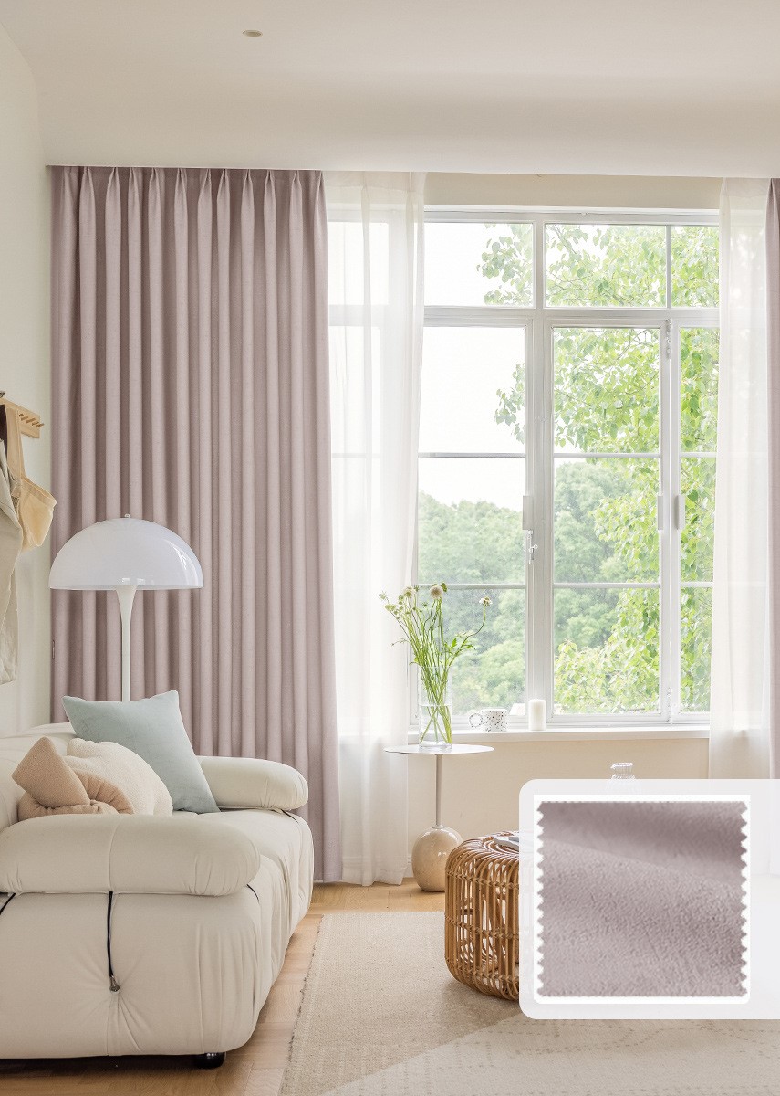Fully blackout high-density fine velvet curtains 21