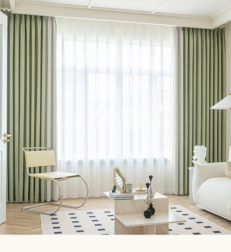 Herringbone master bedroom living room blackout curtains 17