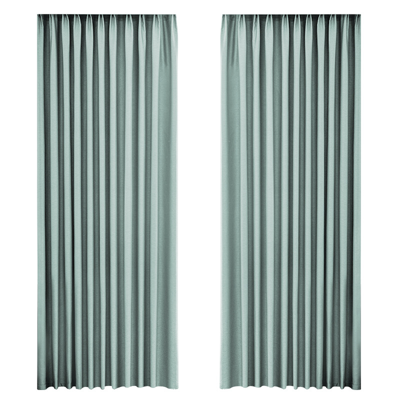 High light-blocking striped sunshade curtains 23