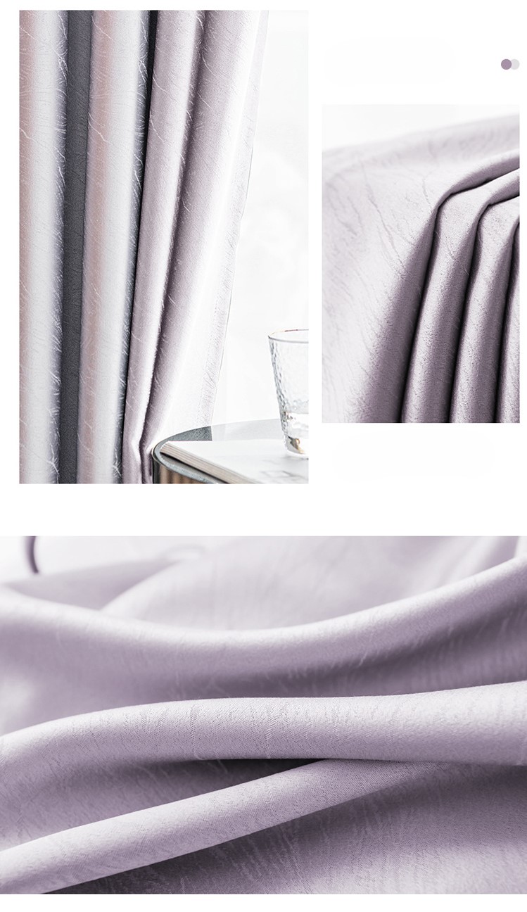 High precision jacquard blackout curtains 28