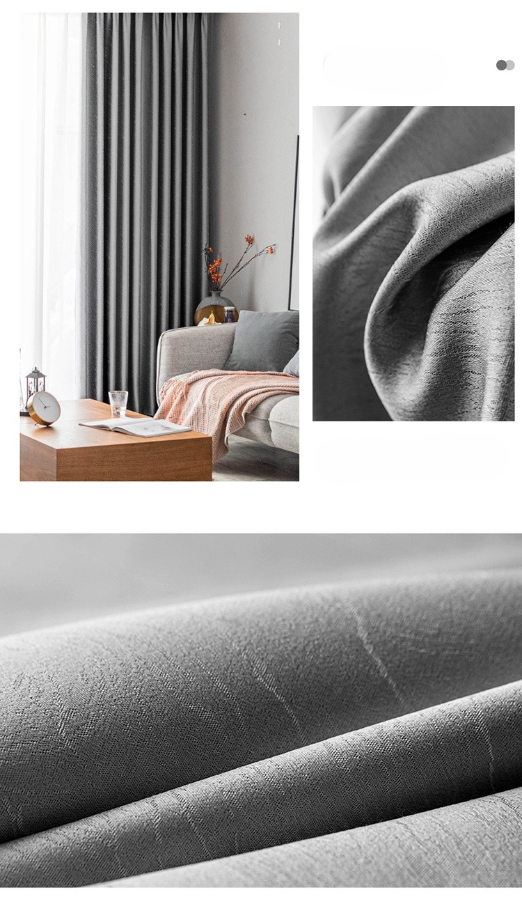 High precision jacquard blackout curtains 28