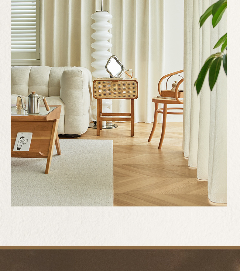 Simple woven gauze curtains for living room and bedroom 12