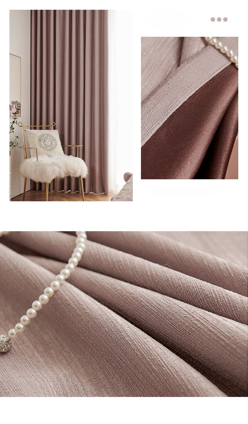 Antibacterial Japanese style full blackout curtains 45 01