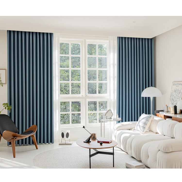 High temperature setting double-sided same color curtains 40 02