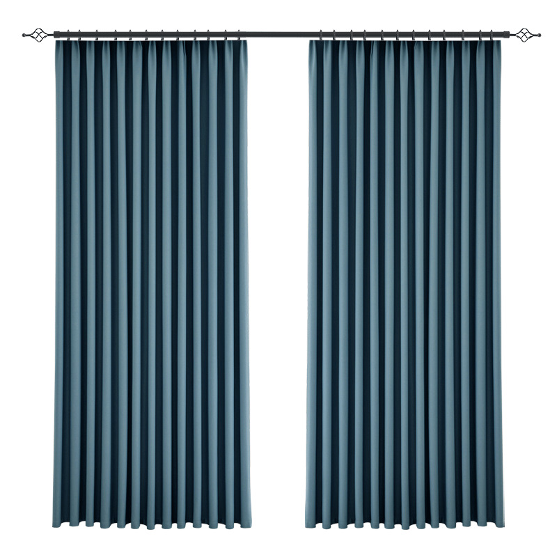 High temperature setting double-sided same color curtains 40
