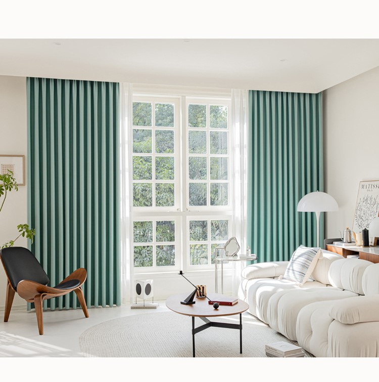 High temperature setting double-sided same color curtains 40