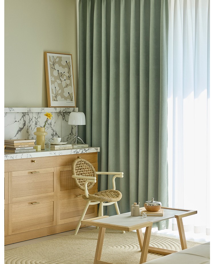 New style cloud velvet bedroom living room curtains 43