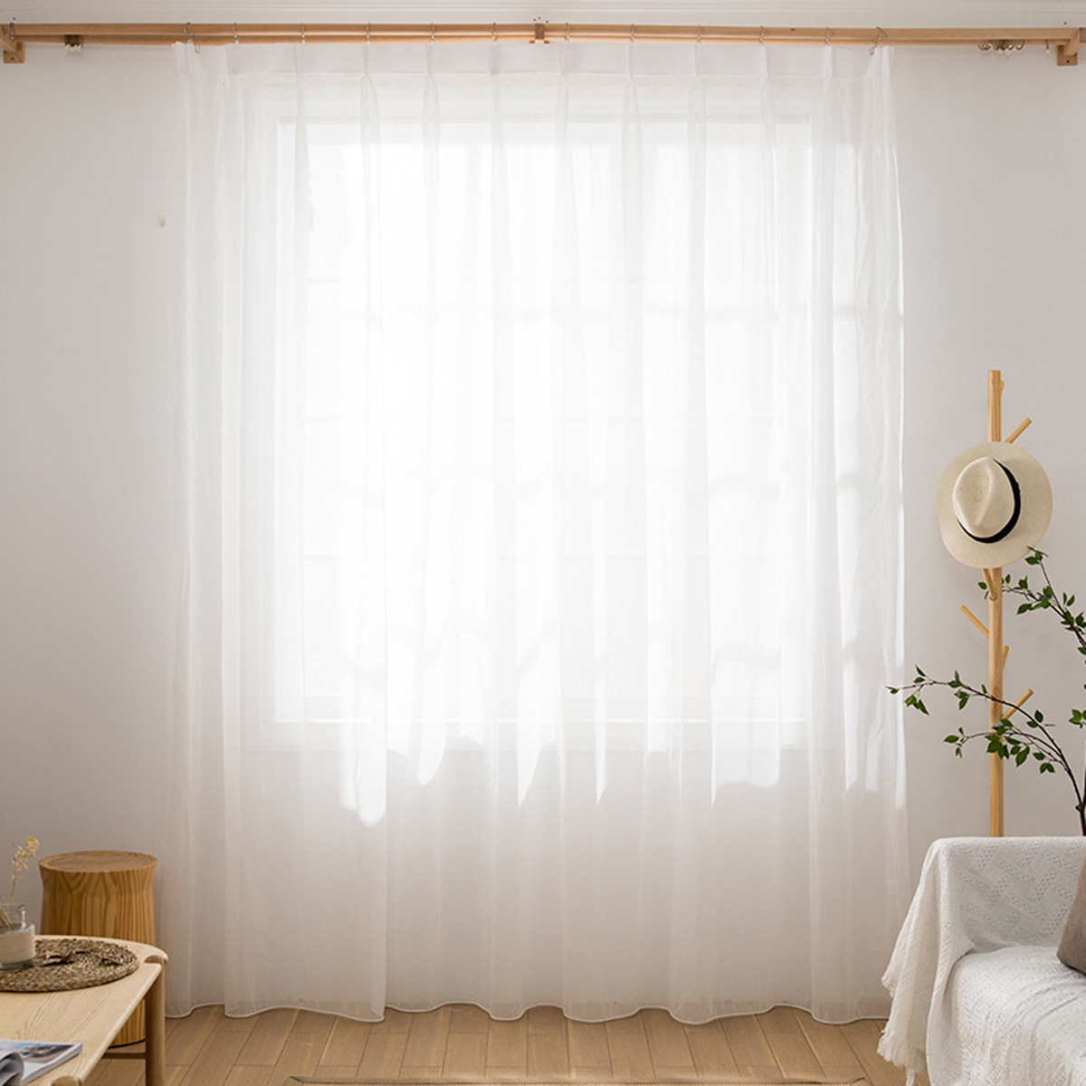 Hazy simple gauze curtain chiffon 59 02