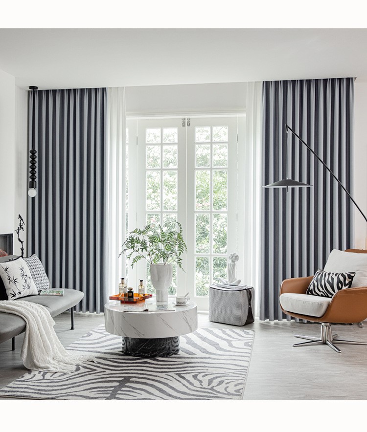 Three-proof full shading high-precision curtains 56 02